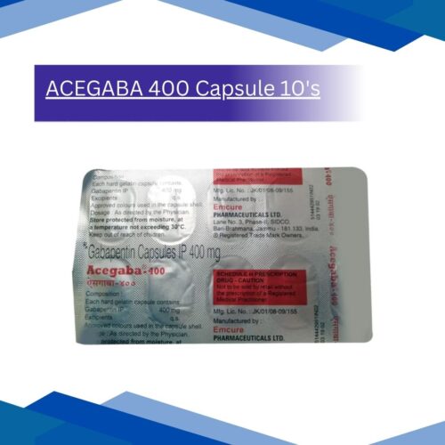 ACEGABA 400 Capsule 10's