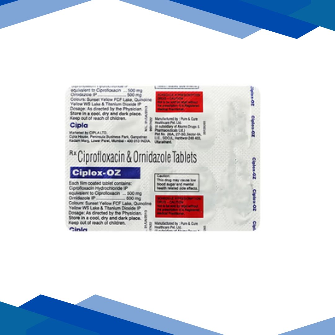 Ciplox OZ Tablet 10'S