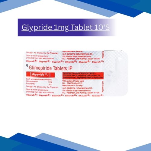 Glypride 1mg Tablet 10'S