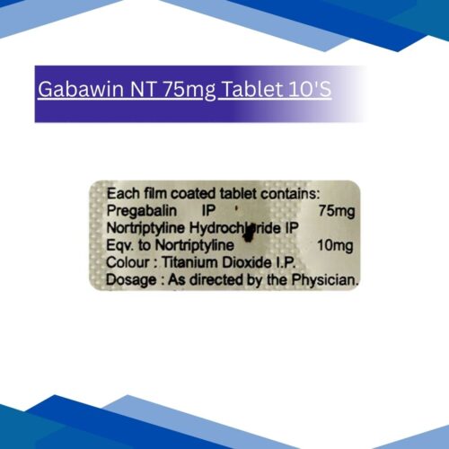 Gabawin NT 75mg Tablet 10'S