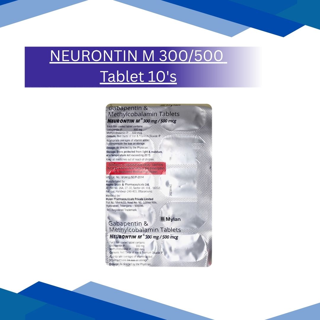 NEURONTIN M 300/500 Tablet 10's