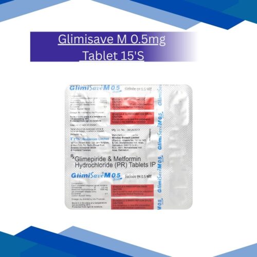 Glimisave M 0.5mg Tablet 15'S
