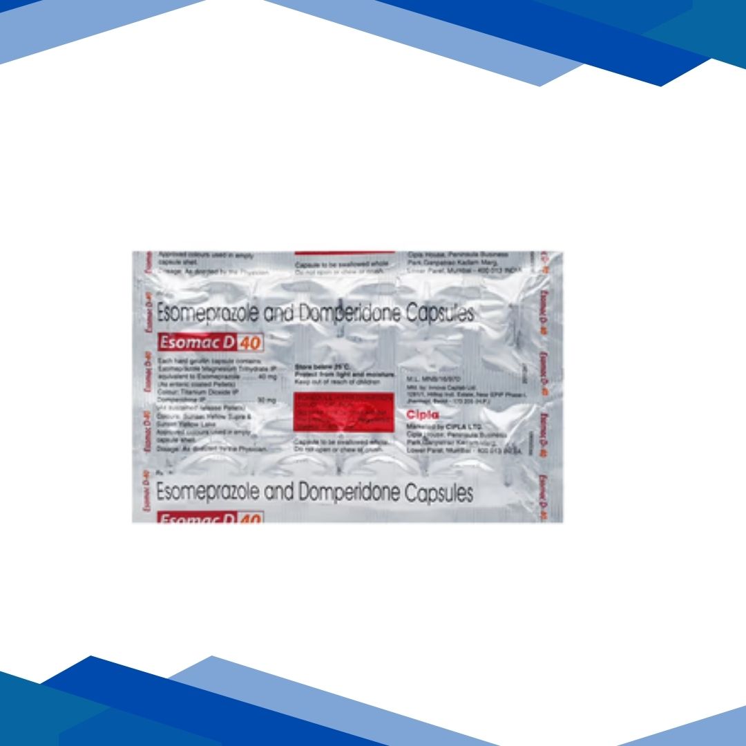 Esomac D 40mg Capsule 10'S
