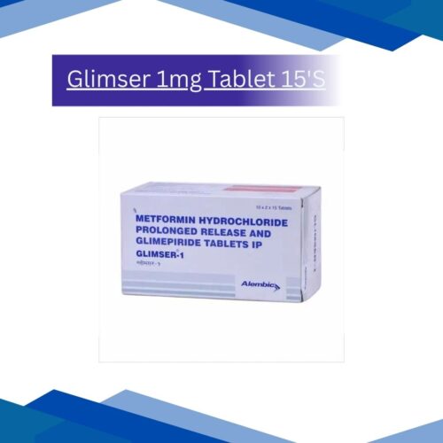 Glimser 1mg Tablet 15'S