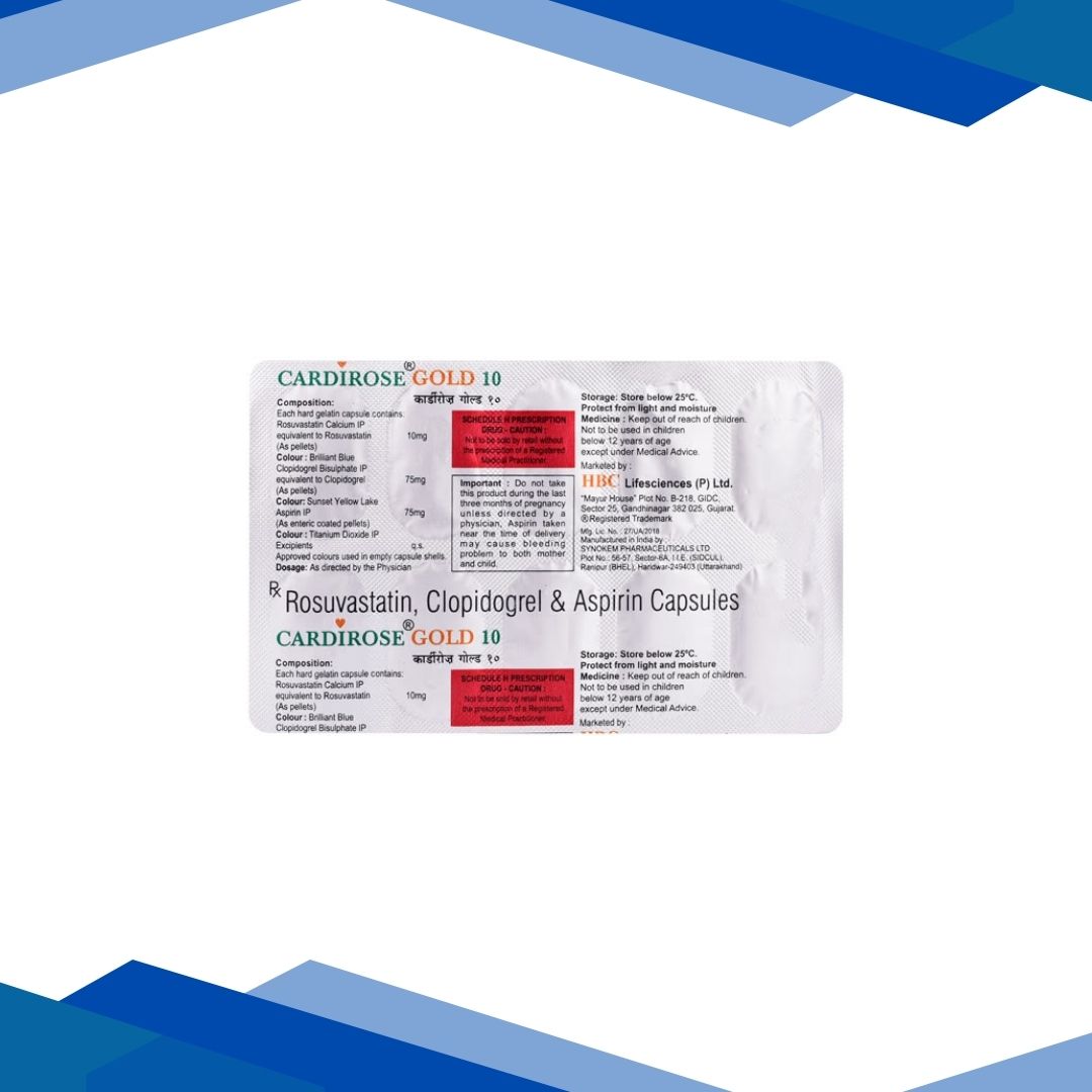 Cardirose Gold 10mg Capsule