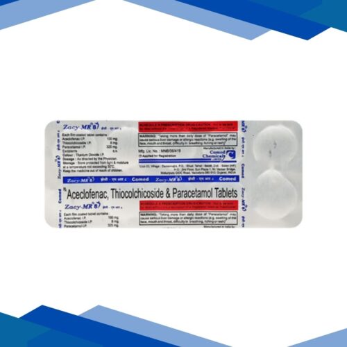 Zacy MR 8mg Tablet 10'S