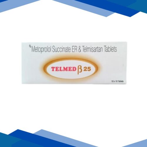 Telmed Beta 25mg Tablet 10'S
