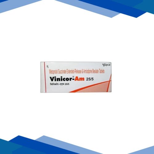 Vinicor AM 25/5mg Tablet 10'S