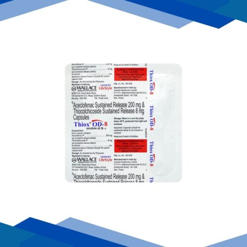 Thiox OD 8mg Capsule 5'S