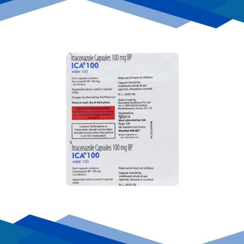 ICA 100mg Capsule 7's
