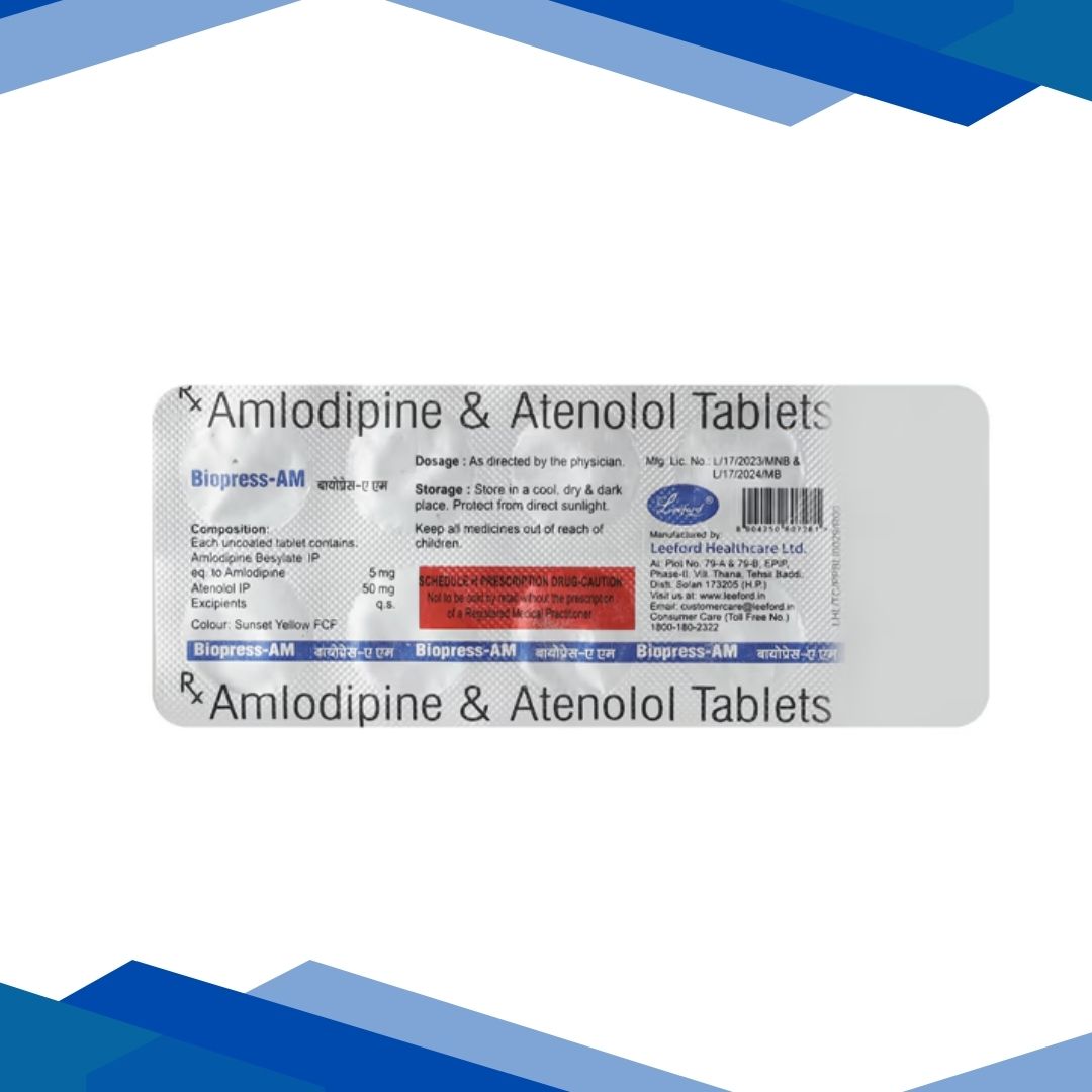 Biopress AM 5/50mg Tablet
