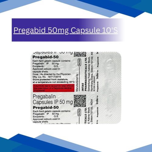 Pregabid 50mg Capsule 10'S