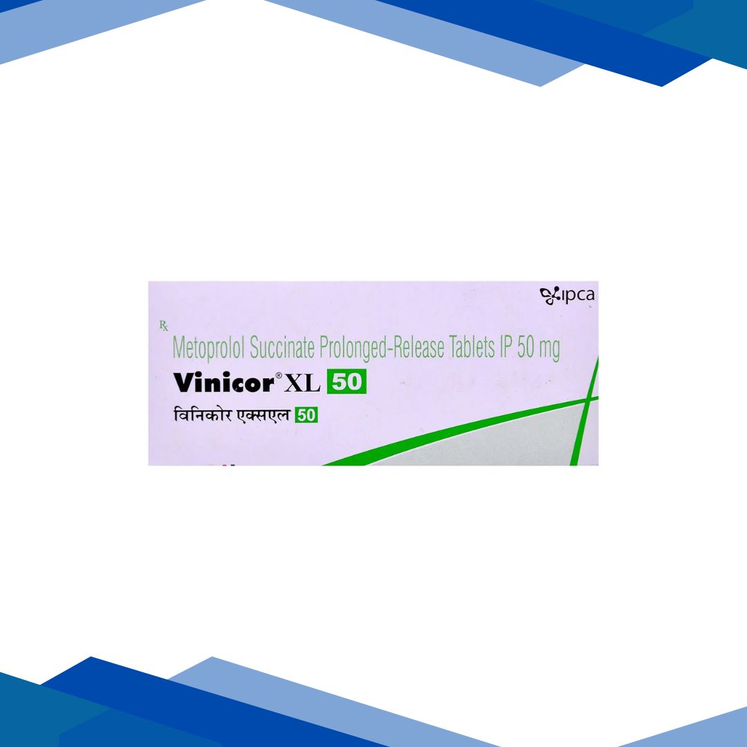 Vinicor XL 50mg Tablet 10'S