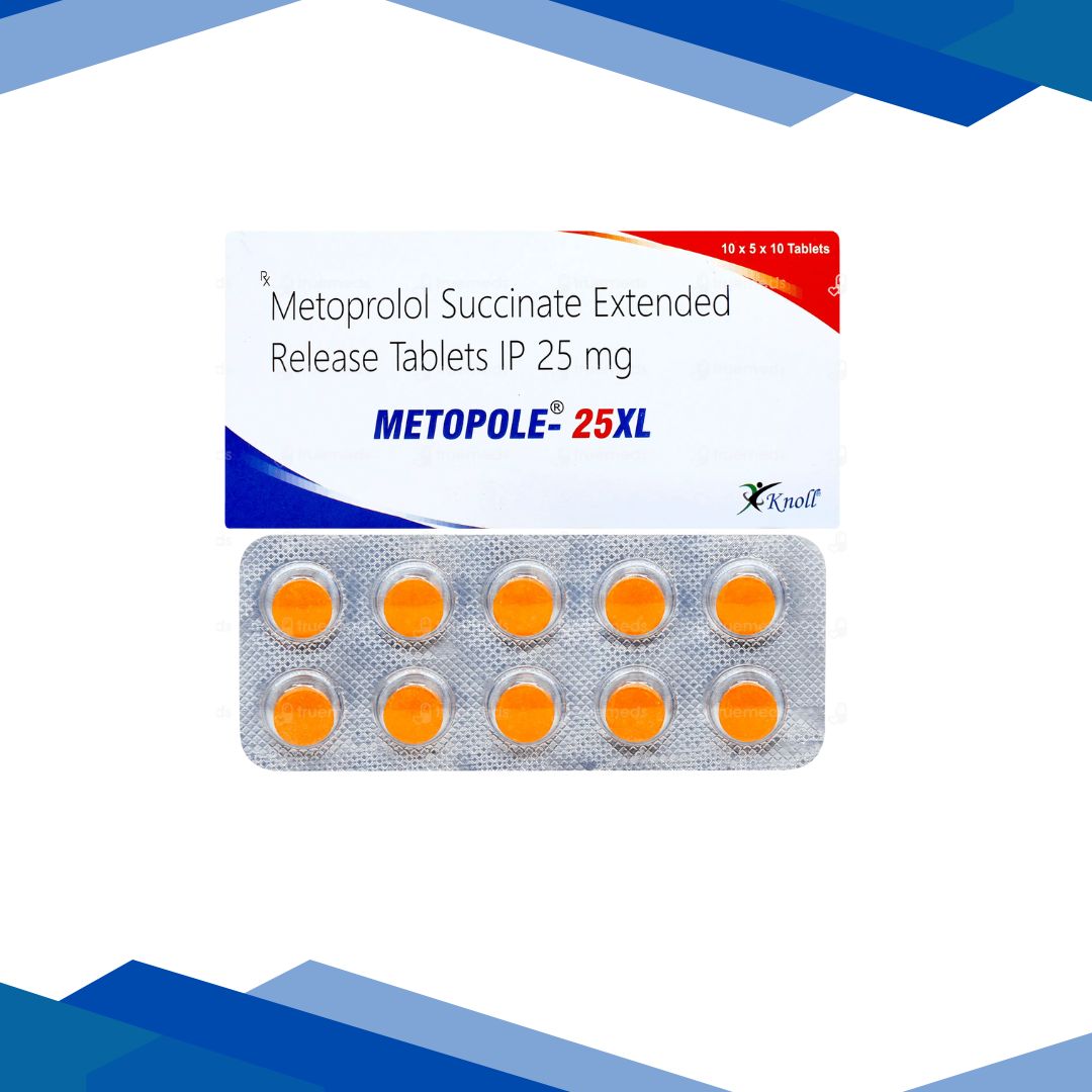 METOPOLE XL 25mg Tablet 10's