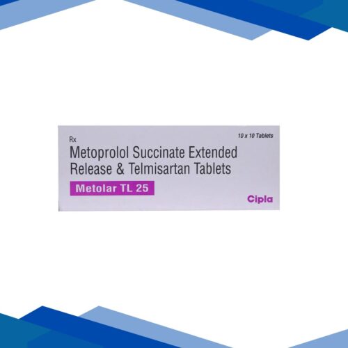 Metolar TL 25mg Tablet 10'S