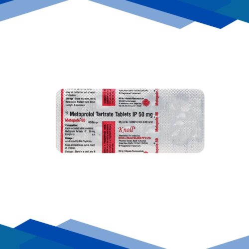 METOPOLE 50mg Tablet 10's
