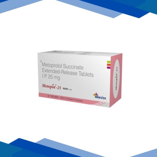 Metopot 25mg Tablet 10'S