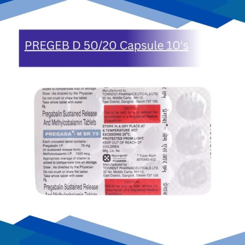 PREGEB D 50/20 Capsule 10's