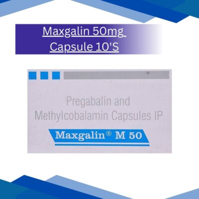 Maxgalin M 50mg Capsule 10'S