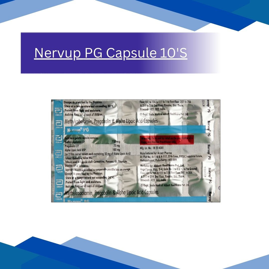 Nervup PG Capsule 10'S