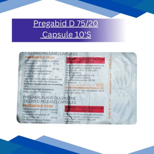 Pregabid D 75/20 Capsule 10'S