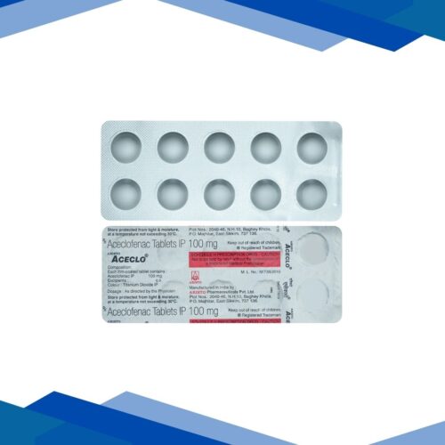 Aceclo 100mg Tablet 10'S