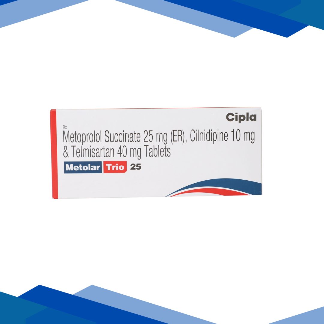 METOLAR TRIO 25 Tablet 10's