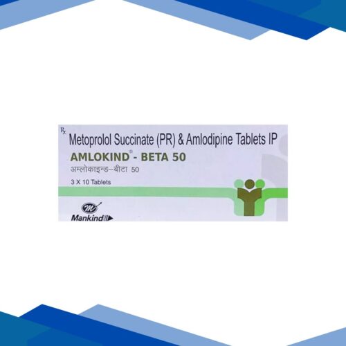 AMLOKIND BETA 50 Tablet 10's