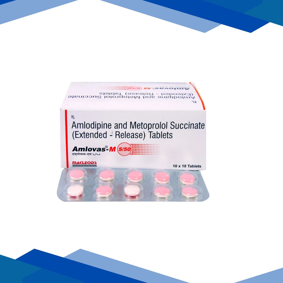 Amlovas M 5/50mg Tablet 10'S