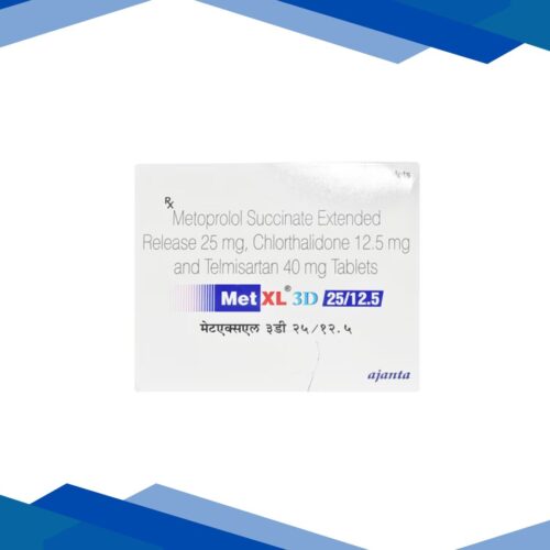 MET XL 3D 25/12.5 Tablet 15's