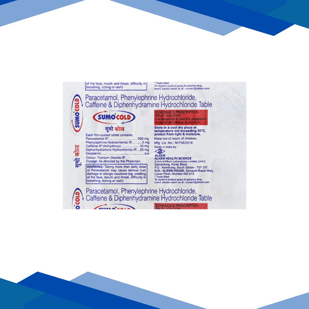 Sumo Cold Tablet 10'S