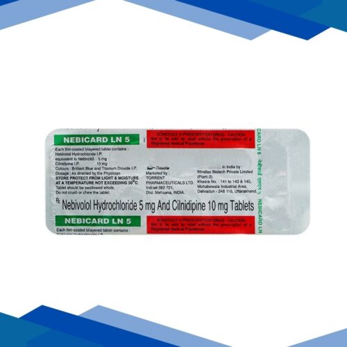 NEBICARD LN 5 Tablet 10's