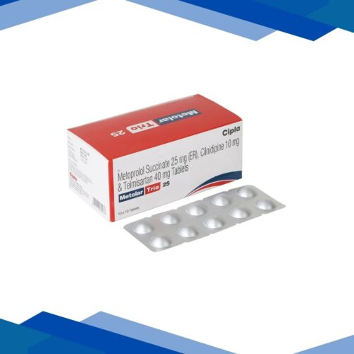METOLAR TRIO 25 Tablet 10's