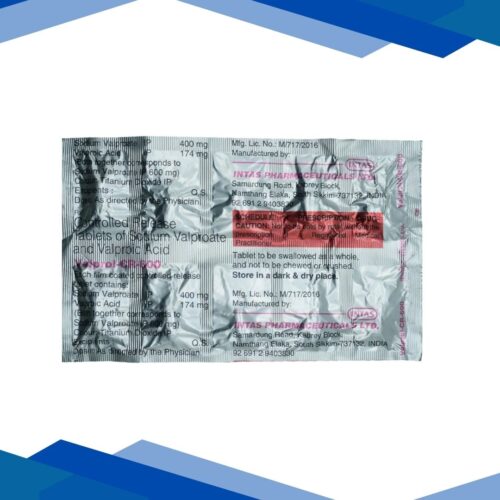 VALPROL CR 600mg Tablet 10's