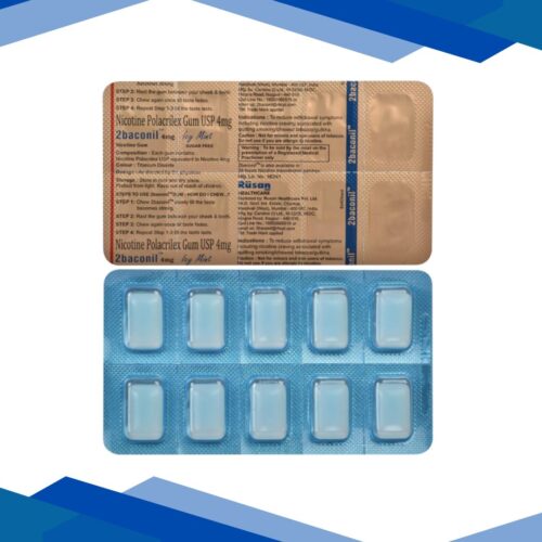 2baconil Icy Mint 4 mg Chew Gum 10's