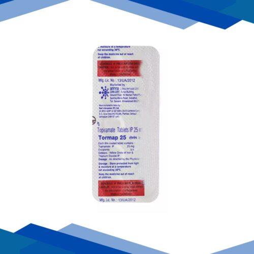Tormap 25mg Tablet 10'S