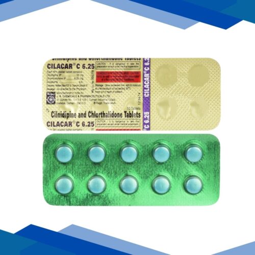 Cilacar C 6.25mg Tablet 10'S