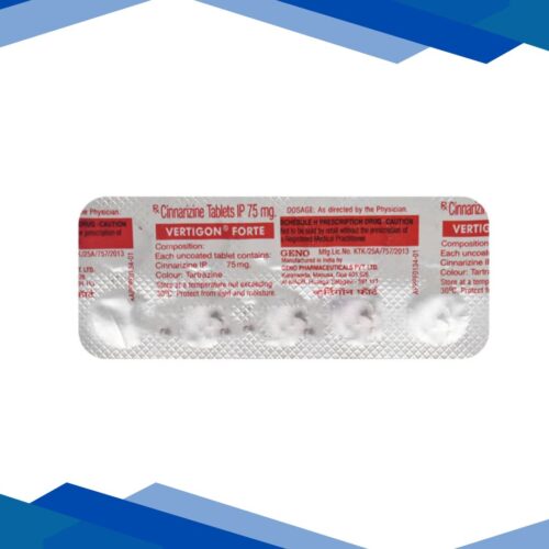 Vertigon Forte 75mg Tablet 10'S