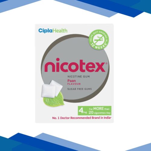 NICOTEX PAAN FLAVOUR SUGAR FREE GUMS 4mg Tablet 12's