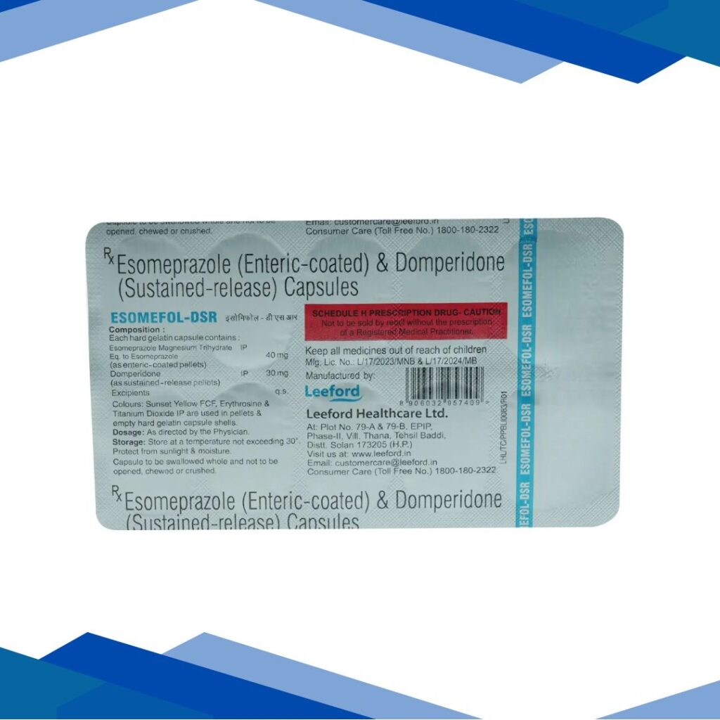 Esomefol DSR 30/40mg Capsule 10'S