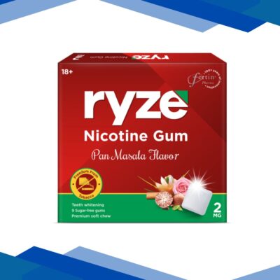 Ryze 2 mg Nicotine Gums - Pan Masala 9's