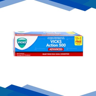VICKS ACTION 500 ADVANCED Tablet 10's