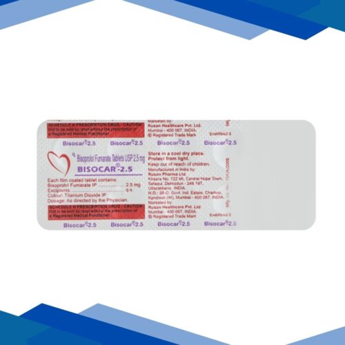 Bisocar 2.5mg Tablet 10'S