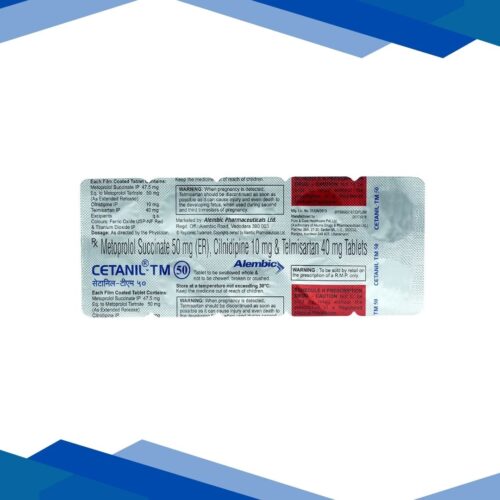 CETANIL TM 50 Tablet 10's