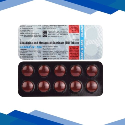 CILACAR M 10/50 Tablet 15's
