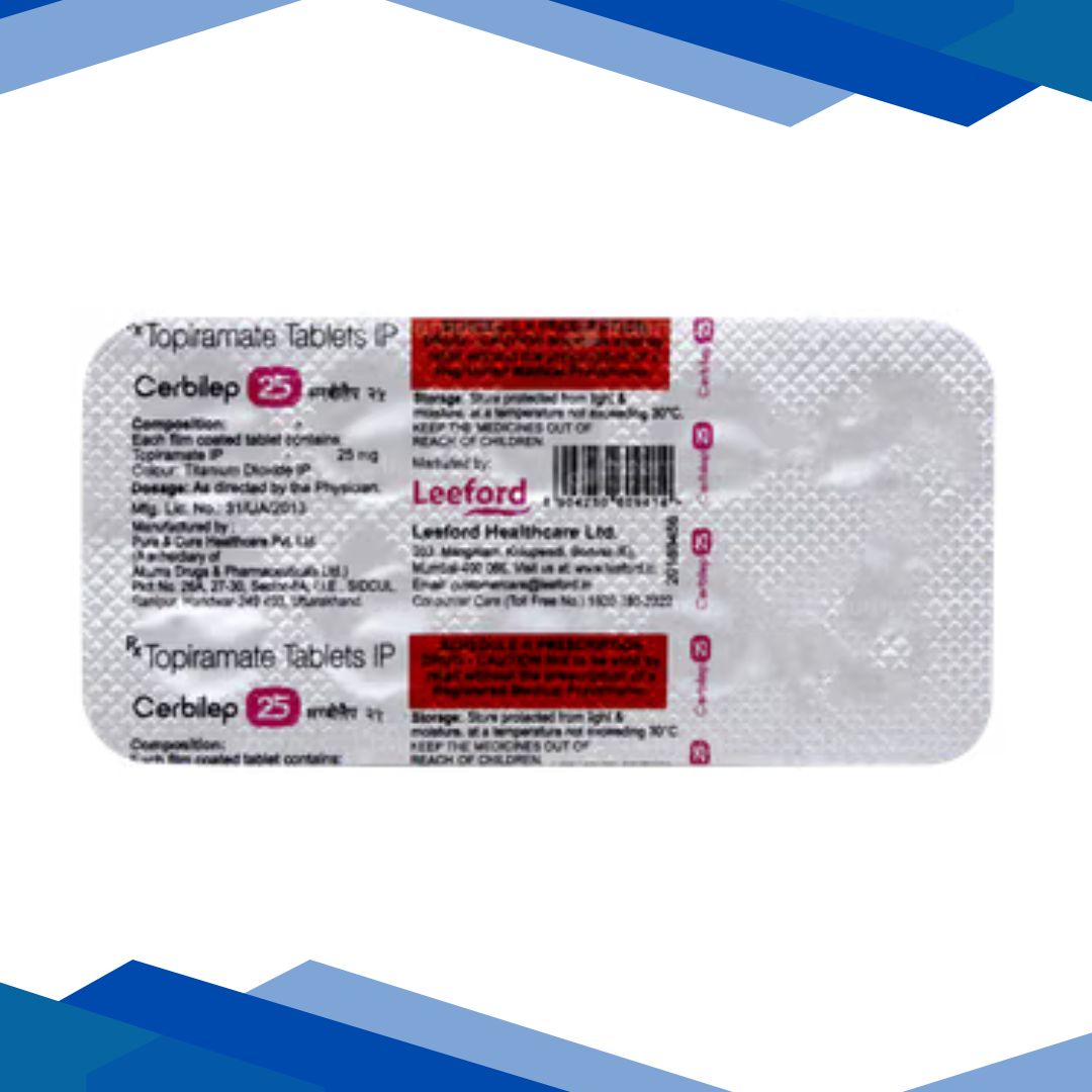 CERBILEP 25 Tablet 10's