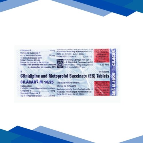 CILACAR M 10/50 Tablet 15's