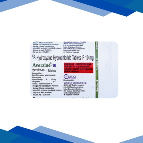 AVERZINE 10mg Tablet 15's