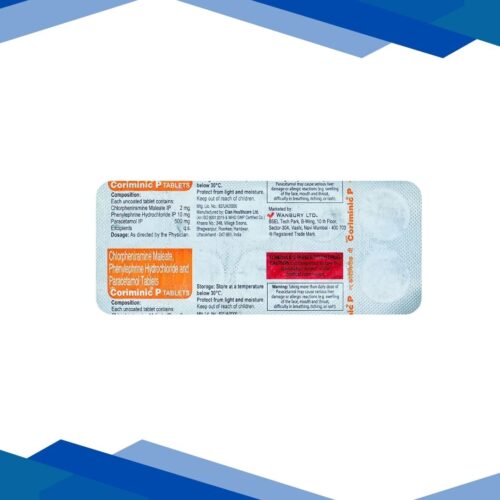 Coriminic P Tablet 10's