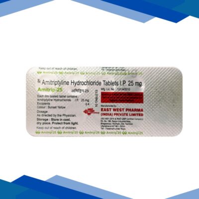 Amitrip 25mg Tablet 10’S